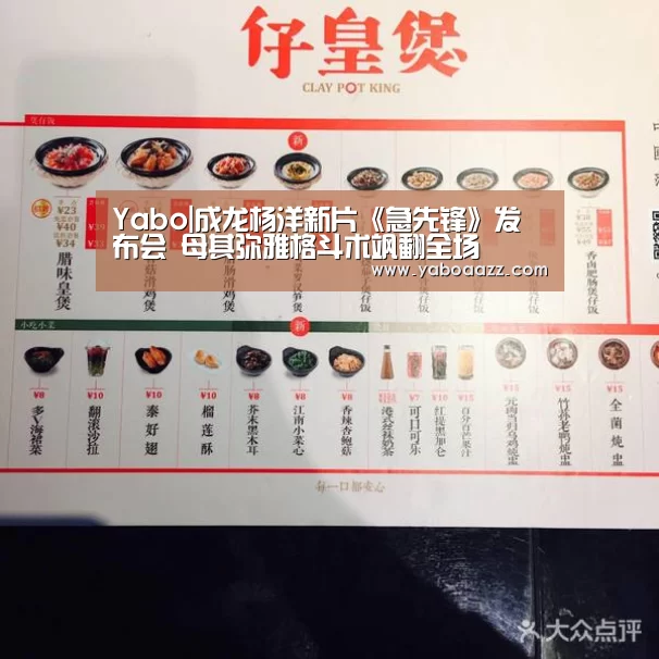Yabo|成龙杨洋新片《急先锋》发布会 母其弥雅格斗术飒翻全场